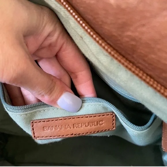 Banana Republic Tan Leather Handbag - Picture 6 of 10